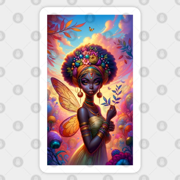 Nubian Fairy Sticker by HolidayBug